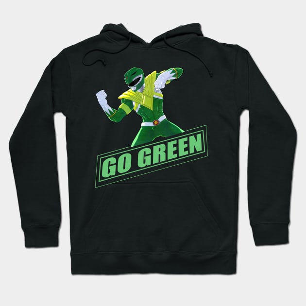 Green Power Ranger Hoodie by CoolDojoBro